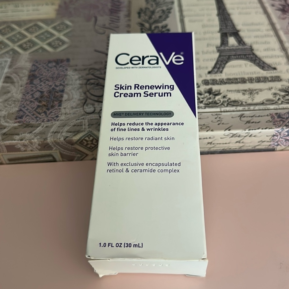 CeraVe skin renewing cream serum
